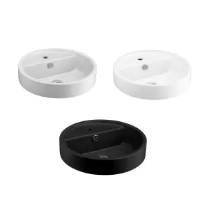 Chậu lavabo đặt bàn COTTO C00380MBK màu đen sang trọng