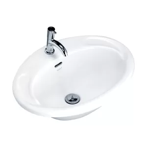 Chậu lavabo dương vành COTTO C007 chính hãng