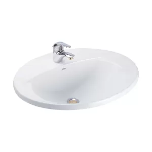 Chậu lavabo dương vành COTTO C02607 chính hãng