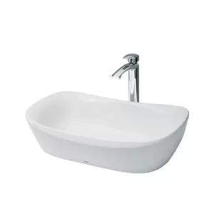 Chậu lavabo đặt bàn TOTO PJS07WE men CeFiONtect
