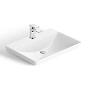 Chậu lavabo đặt bàn Viglacera CB70 men Nano nung