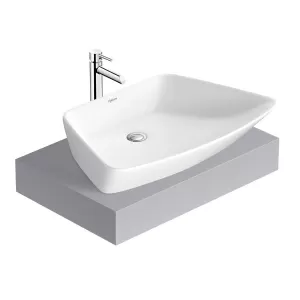 Chậu lavabo đặt bàn Viglacera CD17 men Nano nung
