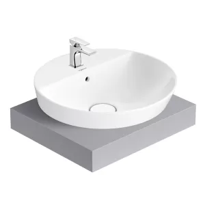 Chậu lavabo đặt bàn Viglacera V26 men Nano nung