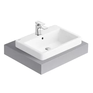 Chậu lavabo đặt bàn Viglacera V29 men Nano nung