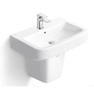 Chậu lavabo treo tường Viglacera V50-CHAU men Nano nung