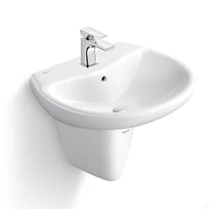 Chậu lavabo treo tường Viglacera VI5-CHAU men Nano nung