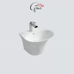 Chậu lavabo treo tường GAMA GMLB340 chính hãng