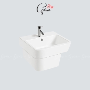 Chậu lavabo treo tường GAMA GMLB341 chính hãng