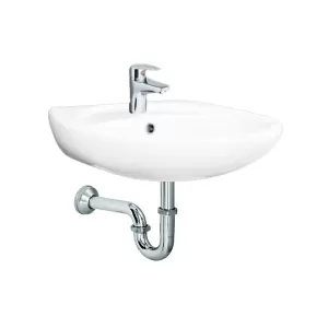Chậu lavabo treo tường Viglacera BS409 men Nano nung