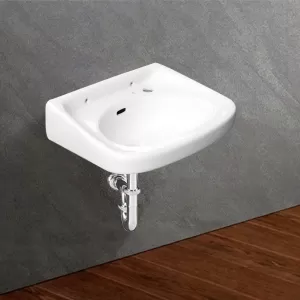 Chậu lavabo treo tường Viglacera BS418 men Nano nung