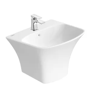 Chậu lavabo treo tường Viglacera V64-CHAU men Nano nung