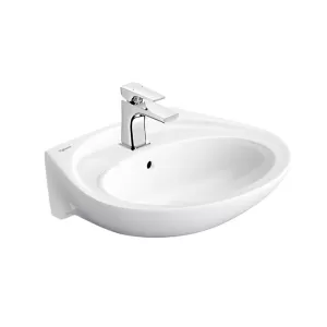 Chậu lavabo treo tường Viglacera VTL2 men Nano nung