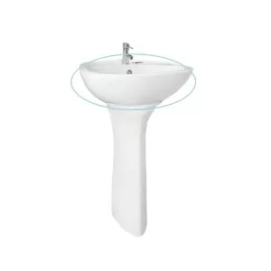 Chậu lavabo treo tường Thiên Thanh LT07LLT chính hãng