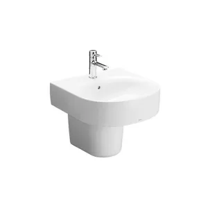 Chậu lavabo treo tường TOTO LHT766CR chân lửng men CeFiONtect