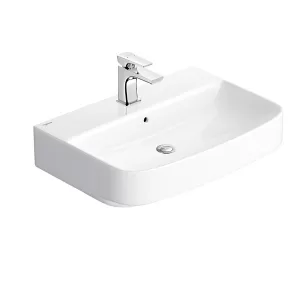 Chậu lavabo treo tường Viglacera V58-CHAU men Nano nung