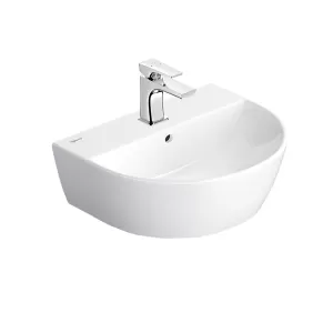 Chậu lavabo treo tường Viglacera V37-CHAU men Nano nung