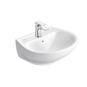 Chậu lavabo treo tường Viglacera V39-CHAU men Nano nung