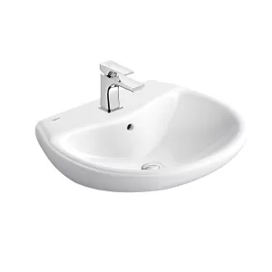 Chậu lavabo treo tường Viglacera VI5-CHAU men Nano nung