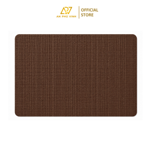 Thảm FW 60x90 Vải Balo Tổ Ong Màu Nâu Thấm Hút Nước Decor Phòng Khách Đẹp APV-20M03