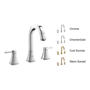 Vòi lavabo 3 lỗ GROHE 20389000 dòng Grandera