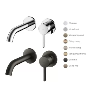Vòi lavabo âm tường TOTO TLG11307BA gắn tường cao cấp