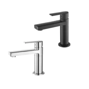 Vòi lavabo nước lạnh COTTO CT1113A2N(HM) màu đen hiện đại