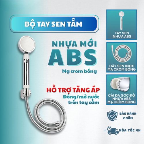 Tay sen chất liệu nhựa ABS được ưa chuộng nhờ trọng lượng nhẹ, khả năng cách nhiệt tuyệt vời tránh bỏng tay và độ bền bỉ cao trước các va đập vật lý.