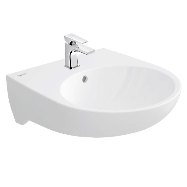 Chậu treo tường Viglacera V511 thiết kế vuông vắn, hiện đại và sang trọng