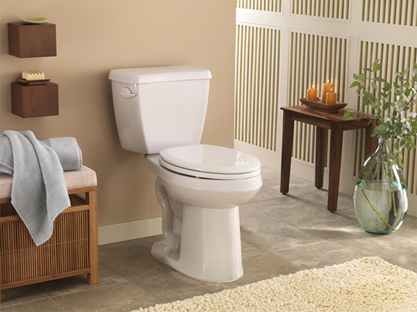 Cấu tạo két nước tách rời giúp bàn cầu hai khối cực kỳ thuận tiện cho việc sửa chữa, bảo dưỡng hoặc thay thế từng linh kiện riêng lẻ mà không cần gỡ bỏ toàn bộ bồn cầu.