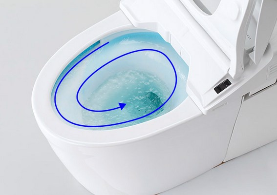 Chức năng xả tự động thông minh tự cảm biến khi người dùng đứng dậy, mang lại sự tiện nghi vượt trội và hạn chế tối đa nguy cơ lây nhiễm vi khuẩn chéo.