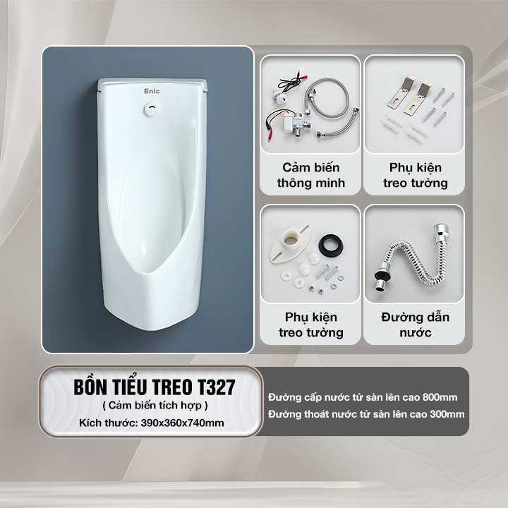 Bồn tiểu treo tường ứng dụng công nghệ thông minh mang lại trải nghiệm vệ sinh hoàn toàn rảnh tay, tối ưu hiệu suất vận hành và nâng tầm đẳng cấp không gian.