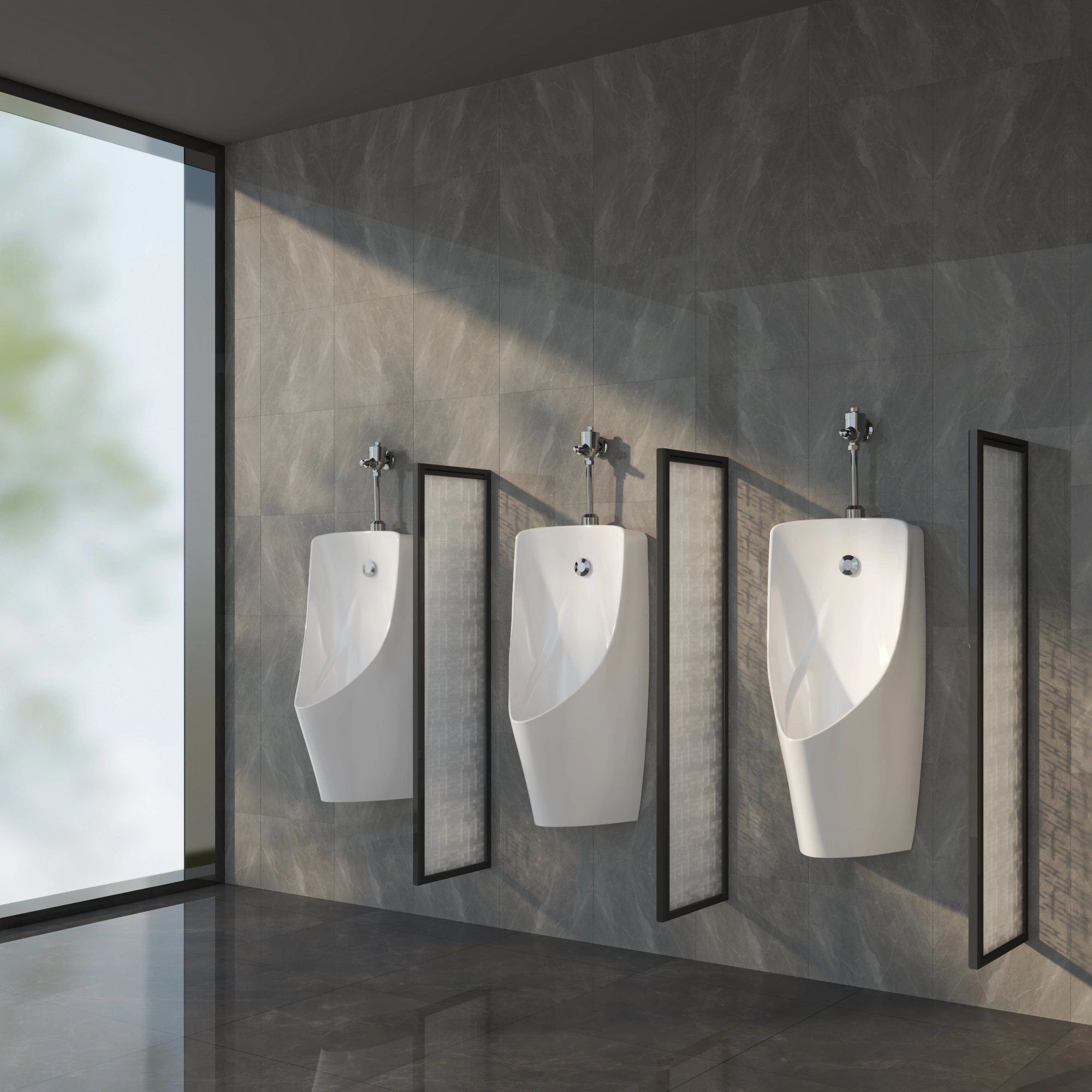 Bồn tiểu treo tường là giải pháp vệ sinh hiện đại, mang lại sự thông thoáng cho mặt sàn và dễ dàng ứng dụng vào mọi diện tích phòng tắm.