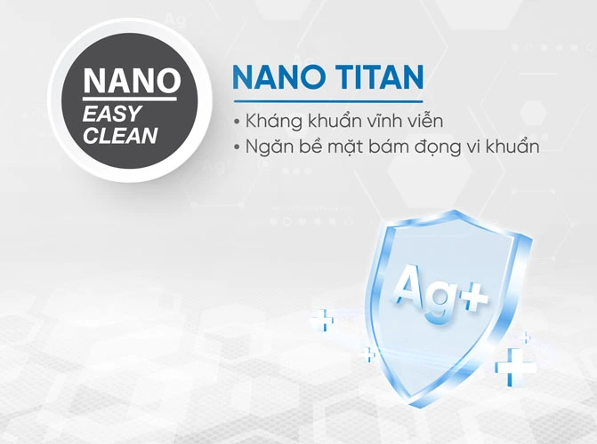 Chậu âm bàn Viglacera CA2 phủ men Nano Titan Ag+ chống bám bẩn, kháng khuẩn tối ưu