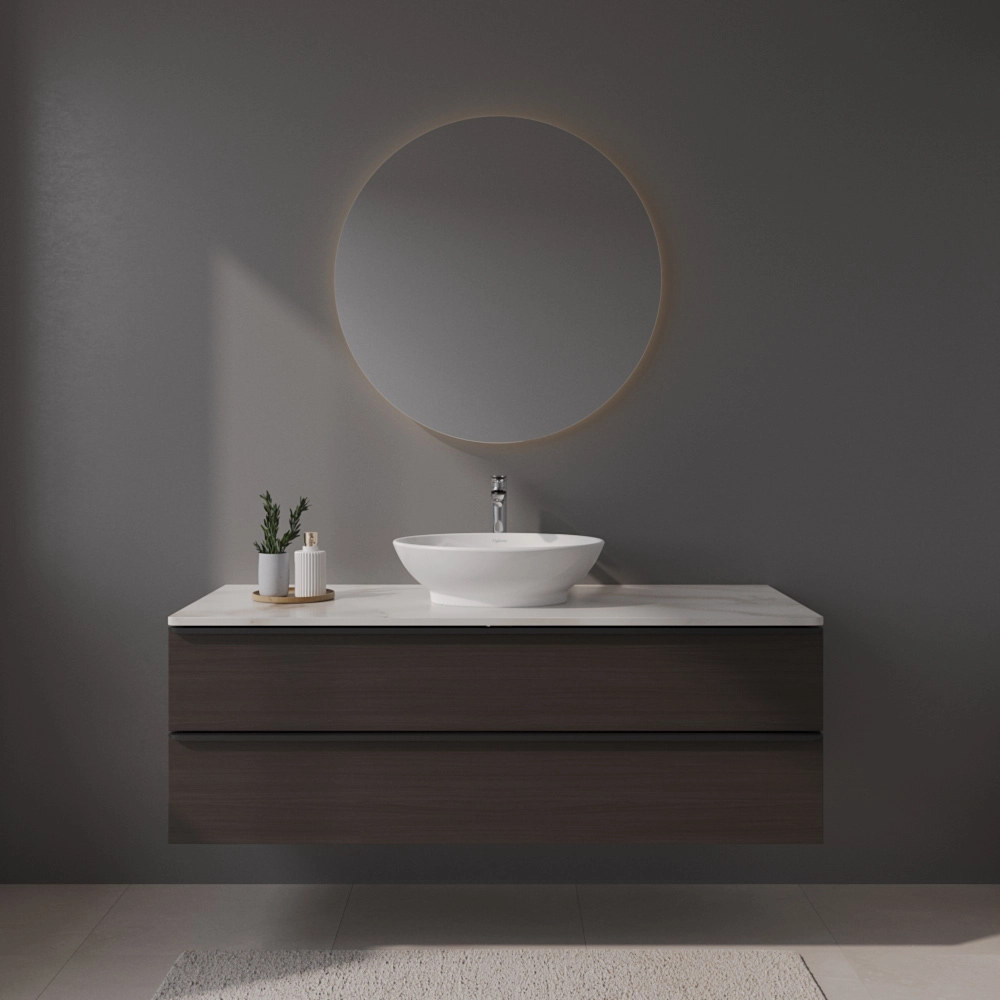 Chậu dương bàn Viglacera BS415 sở hữu ngôn ngữ thiết kế tối giản, tinh tế với đường nét Oval mềm mại, tôn vinh vẻ đẹp hiện đại cho phòng tắm