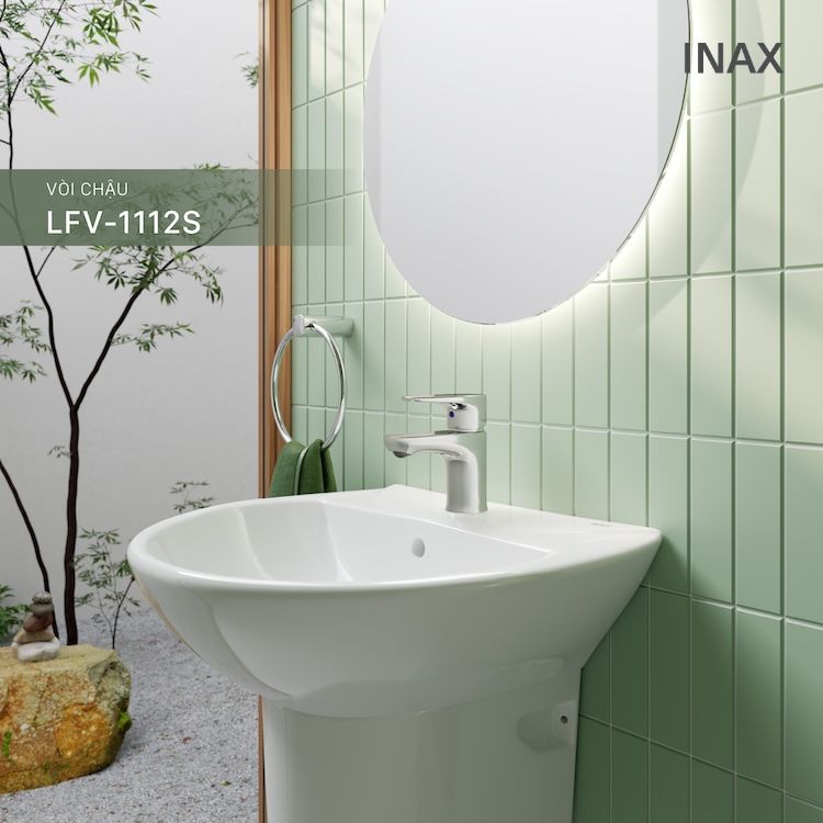 Thiết kế chậu rửa treo tường là giải pháp hàng đầu giúp tối ưu không gian, đem lại cảm giác rộng rãi và thoáng đãng cho nhà tắm nhỏ hẹp.