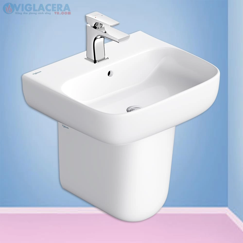 Chậu rửa treo tường Viglacera là lựa chọn hàng đầu phân khúc bình dân nhờ độ bền cao, thiết kế nhỏ gọn và tiết kiệm tối đa chi phí đầu tư.