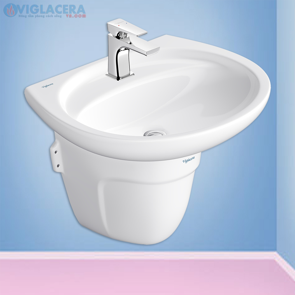Chậu treo tường Viglacera VTL2 là giải pháp hoàn hảo cho nhà diện tích hẹp