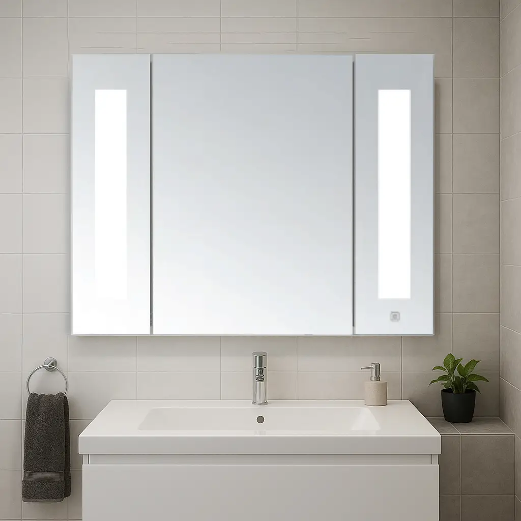 Tổng quan về gương phòng tắm hiện nay rất đa dạng từ kiểu dáng, chất liệu phôi gương cho đến các tính năng thông minh như đèn LED và sấy mờ khử sương.