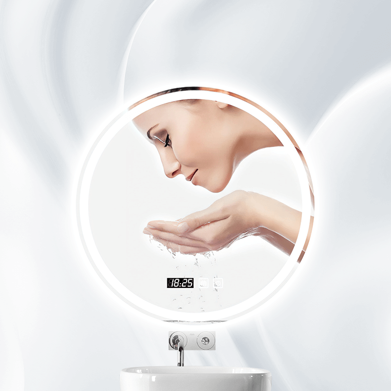 Gương phòng tắm sử dụng hệ thống đèn LED cao cấp thế hệ mới giúp tiết kiệm tới 80% điện năng tiêu thụ và có tuổi thọ chiếu sáng lên đến hàng chục nghìn giờ.