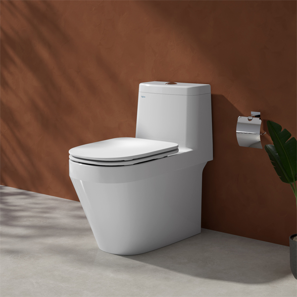 Thiết kế nắp rơi êm thông minh của bàn cầu Viglacera giúp hạ đóng từ từ, chống ồn và bảo vệ cấu trúc sứ.
