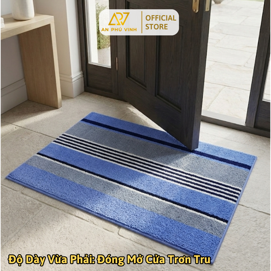 Khả năng siêu thấm hút nước cực nhanh của thảm nỉ lau chân