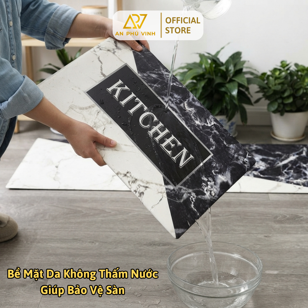 Thảm bếp công nghệ chống trơn trượt đỉnh cao bảo vệ an toàn gia đình