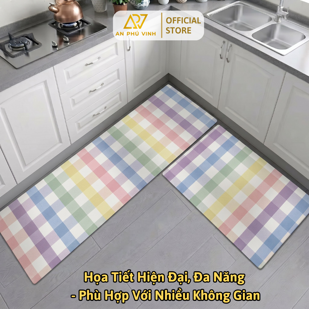 Thảm nhà bếp giúp giữ gìn vệ sinh sàn nhà bếp luôn sạch sẽ và chống trơn trượt
