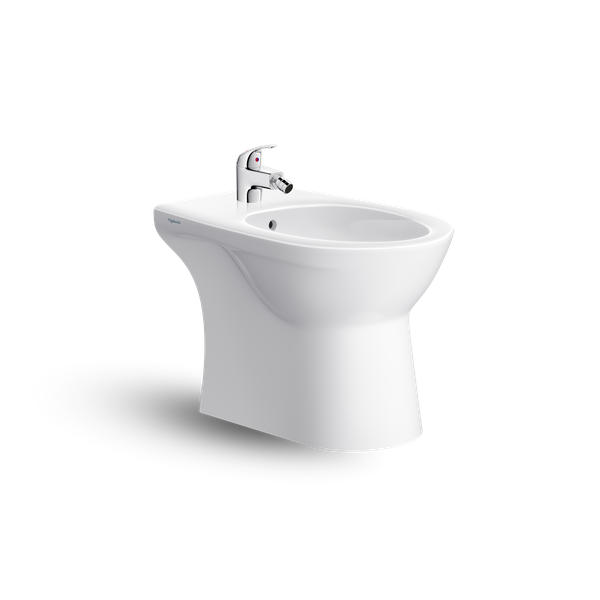 Tổng quan bồn tiểu nữ đặt sàn Viglacera VB5 chính hãng màu trắng cao cấp