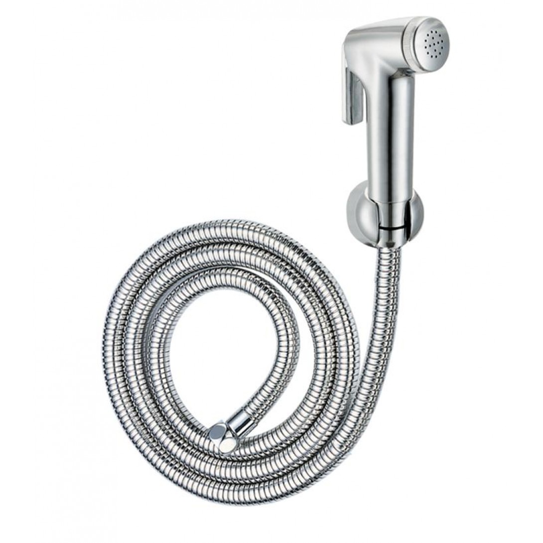Vòi xịt vệ sinh là phụ kiện đi kèm không thể thiếu của bàn cầu, sở hữu dây dẫn linh hoạt cùng áp lực nước mạnh mẽ giúp làm sạch toàn diện và tiện lợi.