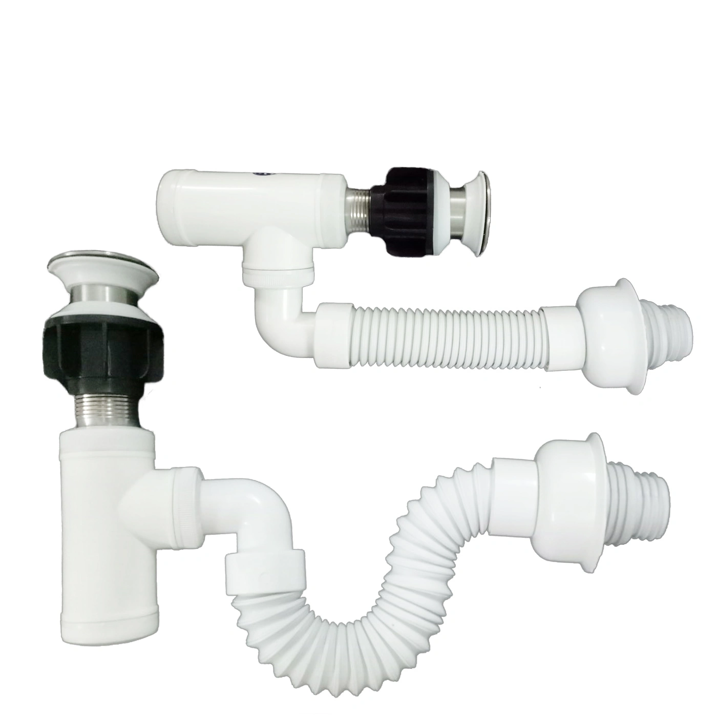 Xi phông nhựa ABS là phụ kiện chậu rửa phổ biến nhờ giá thành hợp lý, độ bền dẻo cao, chống ăn mòn hóa chất và dễ dàng co giãn, lắp đặt ở mọi không gian.