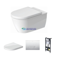 Bồn cầu treo tường Duravit 2544090000+0069890000+WD1011000000