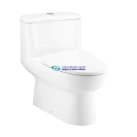 Bồn cầu 1 khối COTTO C105407 nắp đóng êm