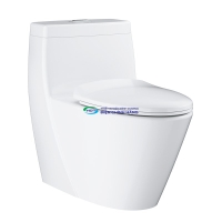 Bồn cầu 1 khối GROHE 39316000 nắp đóng êm