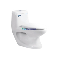 Bồn cầu 1 khối Thiên Thanh CK50 nắp đóng êm
